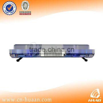 blue ambulance rotating lightbar