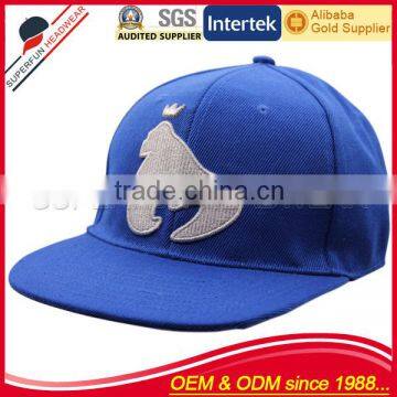 fashion blue minion snapback hat