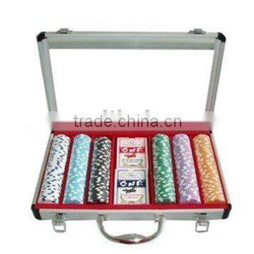 300pcs clay poker chip set