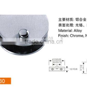 China high quality zinc alloy glass shelf clamps