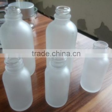 30ml 120ml white frost boston round glass bottle wholesale