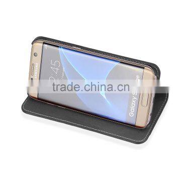 Faddist West Jean Series PU Leather Wallet Case With Card Slot for S7edge Flip Holder Leather Cover With Buckle For S7edge photo-4