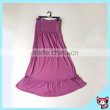 Erotogenic Off-Shoulder Purple Elastic Lady Dress