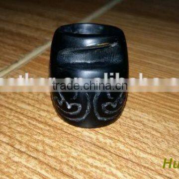 Traditional Handmade OX Horn FuHao Ring On The Thumb Customize Thumb Ring photo-3