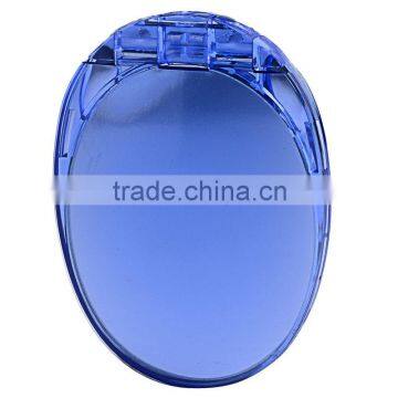 Oval shape plastic cosmetic mirror