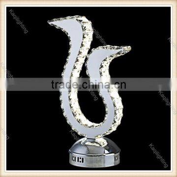 Modern K9 Crystal Wall Lamp Sconce Bedroom Stairs Aisle Chandelier Wall Light Fixture Swan Shape for Home Decor Luminaire photo-3