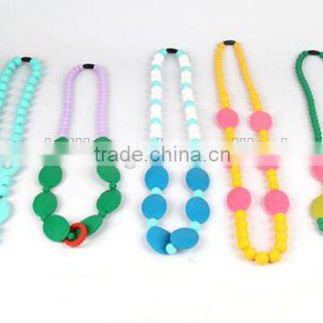 Food Grade Silicone Nursing Teething Necklace Wholesale For Mum And Baby photo-4