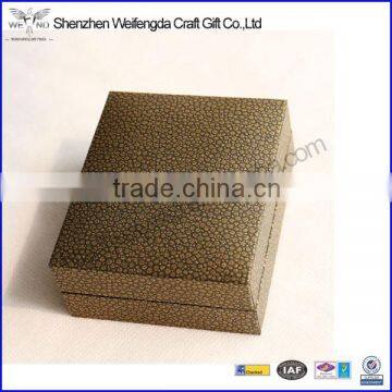 pearl grain leatherette paper box bracelet/earring case factory