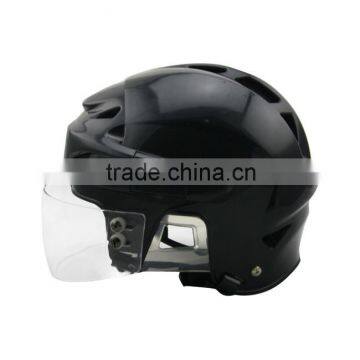 High Quality Strong PP TPU Ear Protector Ice Hockey Helmet for Sale With Wire or Stainless Stell Mask Grill photo-3