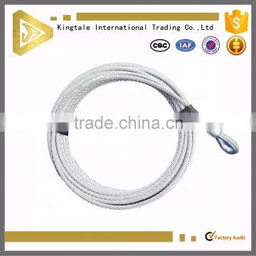 Galvanized steel wire rope 12mm for crane 6*19 10mm