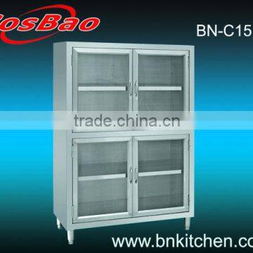 Stainless steel commercial restaurant storage cabinet