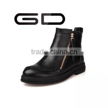 2015 Women Genuine Leather Ankle Snow Boot Ladies High Heel Fashion Safety Boots Shoes