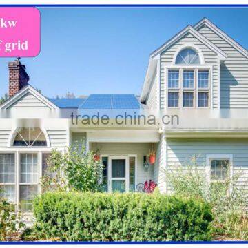 High efficiency and Good Quality 1000W 24V solar power system For Home Use