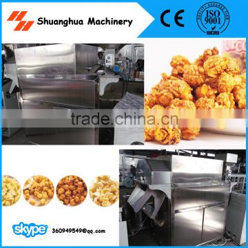 Automatic American Caramel Popcorn Production Line Machine