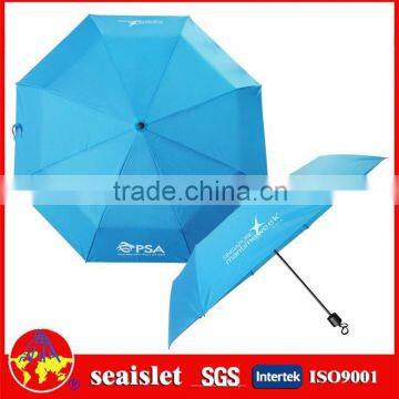 polyester promotional umbrella,3 folding mini umbrella,8k 3 folding umbrella