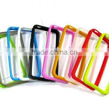 for iphone 4 case bumper case for iphone 4 4G ,for iphone 4 bumper case,Rubber Hard silicone case with various color