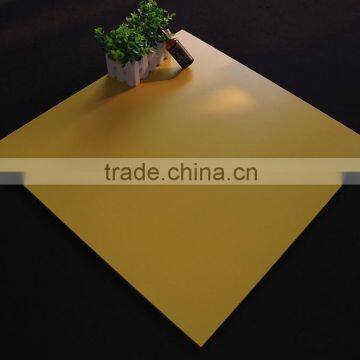 Yellow matte finish vitrified floor tile