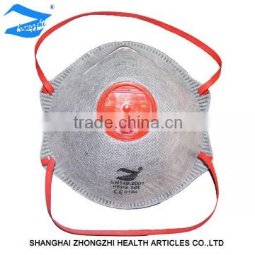 disposable breathing protection mask with activated carbon