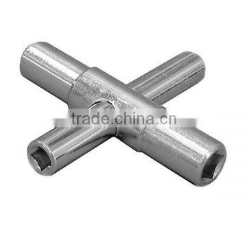 4-Way Sillcock Key 4 way steel sillcock key wrench