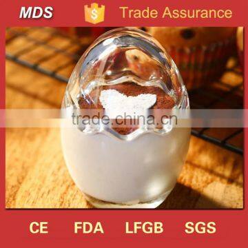 Wholesale gift egg shell glass pudding bottle jar