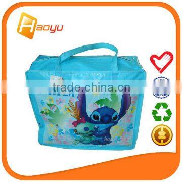 Gold shopping bag polypropylene bag from China supplier