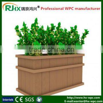 Environmentally outdoot wpc material flower pot