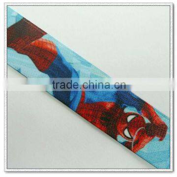 1inch colored printed polyester elastic band strap