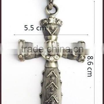 76's Chain Pendant Cross Necklace With Retail Packing