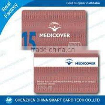 Hot sell high quality manufacturer pvc clear bussines card