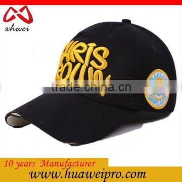 100% Polyester Hats and Caps Men Golf Caps Bulk Baseball Cap Custom Golf Hat