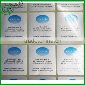 PROFESSION custom die-cut sticker, waterproof numbered stickers for electirc