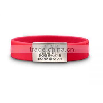 safe child wristband engraved logo name kids band