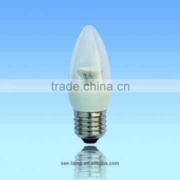 2014 Dimmable LED candle bulb 5W E27 CE ROSH