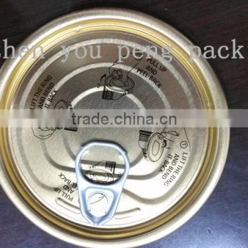 200# Tinplate safe-rim easy open end