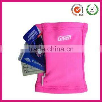 2013 Promotional Gift custom sports cotton toweling wrist sweatband with zipper