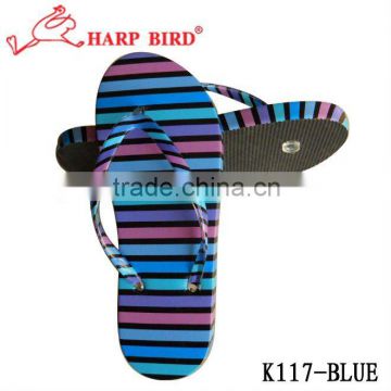 transfer printing lady fashion flip flop