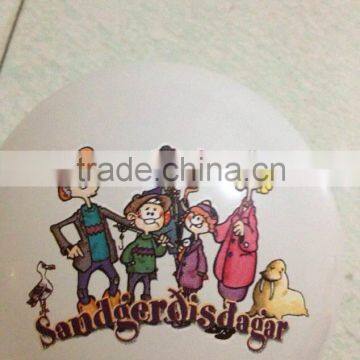 12 inches moive figure balloon with high quality printing