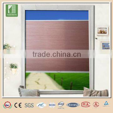 Cordless blackout honeycomb blinds for window