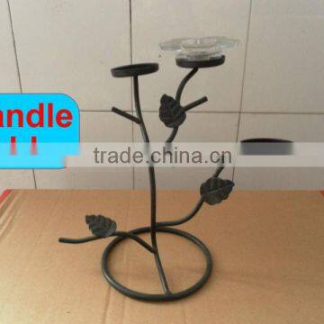 High quality metal wrought iron candle holder