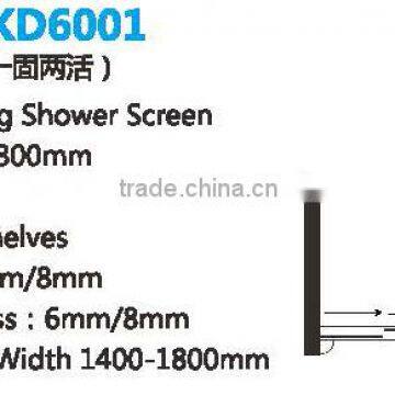 Tempered Glass Door Sliding Shower Screen & Bathroom Shower Cabin(KD6001) photo-2