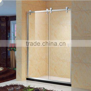 By pass Corner shower cubicle size Corner Bath Door Tempered Glass shower cubicle size(KD5203)