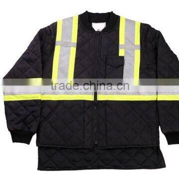 Safety Jacket Workwear Outdoor 3m Tape Hi Vis Winter Jacket High Quality