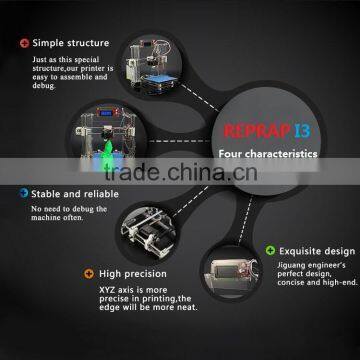 Hot New Design 3D Printer Acrylic Material DIY 3D Printer Reprap Prusa i3 Kit Lcd Screen Easy Operation Offline Printing Machine photo-3