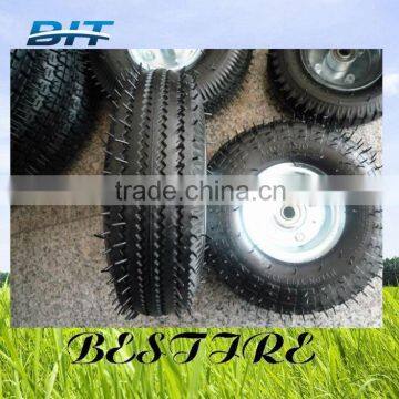 350-8 Pneumatic Rubber Wheel/wheel Barrow Wheel/ Hand Pallet Truck Wheel Quality Choice photo-4