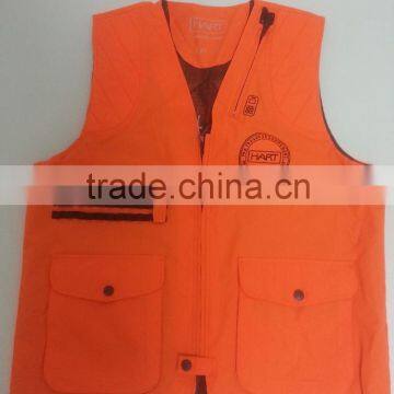Winter Waterproof Breathable Orange Hunting Vest