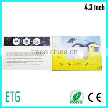 hot sale LCD video business invitation card with cheapest factory price