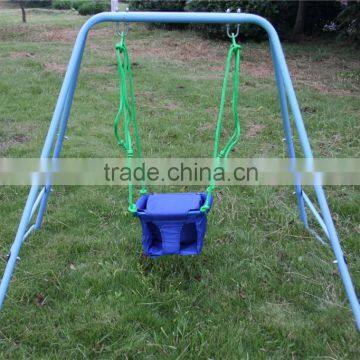 hanging round wrought iron swing