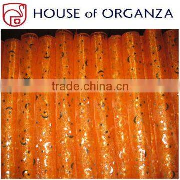 Bronzing Organza Fabric for Holiday Decoration