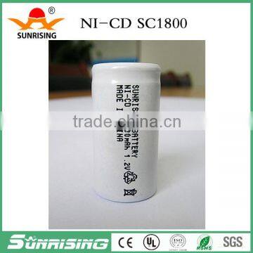 NiCd Rechargeable battery sc1800 ni cd battery pack