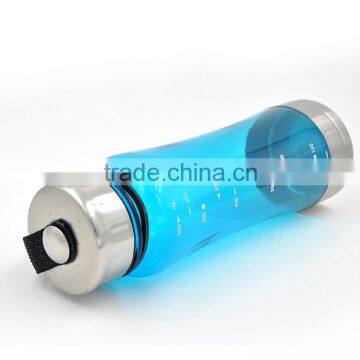 Blue Color BPA Free 650ML Plastic Water Bottle With Metal Lid photo-4